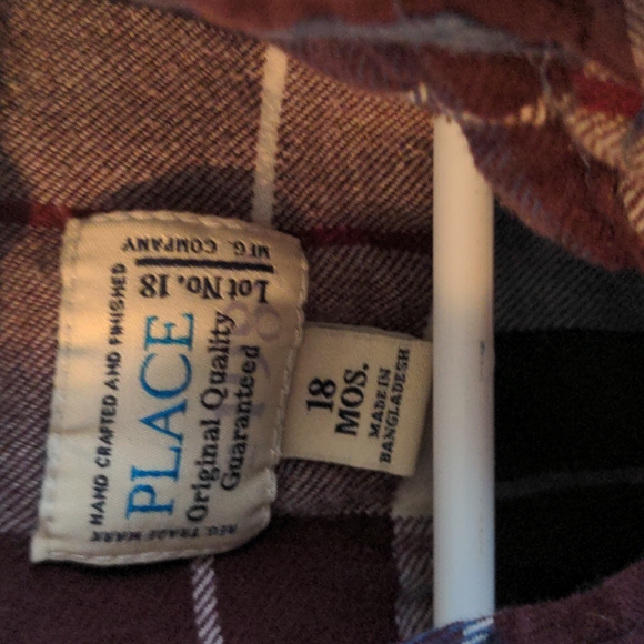 Boys Flannel Button Up - Picture 3 of 7